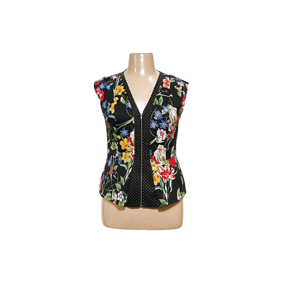 New York & Company Tops - Black Floral Blouse - New York & Company